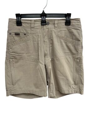 KUHL Renegade Shorts Mens 30 Beige Hiking Technical Stretch Performance 8" EUC